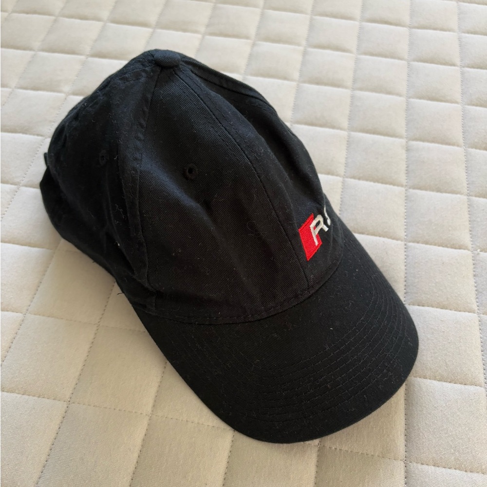 Audi Men’s Black Hat/Cap with Red RS5 Logo
